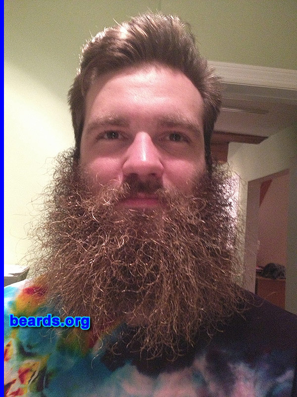 Brandon W.
Bearded since: 2012. I am a dedicated, permanent beard grower.

Comments;
Why did I grow my beard? I wanted a full beard. Having never had one before, I was looking forward to the experience!

How do I feel about my beard? It has far exceeded my expectations! I thought it would grow much slower and less full.
Keywords: full_beard