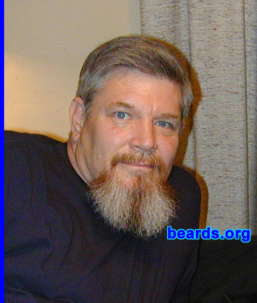 Chuck B.
Bearded since: 1988.  I am a dedicated, permanent beard grower.

Comments:
I grew my beard because I thought men with beards looked more masculine.

How do I feel about my beard?  I love it.  I wish it were a bit thicker on the sides.
Keywords: goatee_mustache