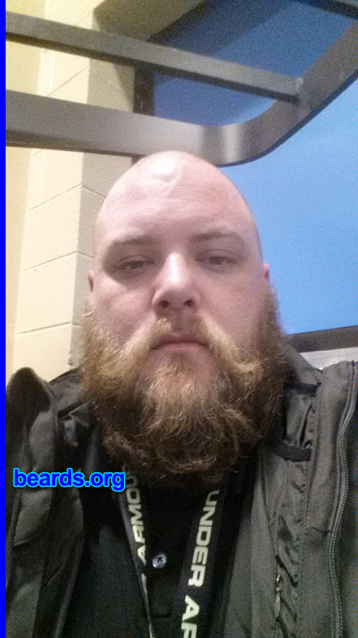 Cameron M.
Bearded since: Fall 2013. I am an occasional or seasonal beard grower.

Comments:
Why did I grow my beard? I wanted to have a nice full beard like every other grown man. Plus I'm trying to see if I can get it as long as my dad and uncle's beards.

How do I feel about my beard? It keeps my face warm in the winter and it is awesome.
Keywords: full_beard