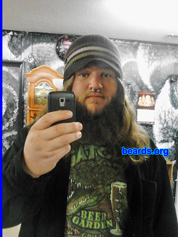 Daylon M.
Bearded since: 2012. I am a dedicated, permanent beard grower.

Comments:
Why did I grow my beard? Have wanted one since I was a little kid.

How do I feel about my beard? Love my beard.  Just wish I could grow a better 'stache.
Keywords: full_beard