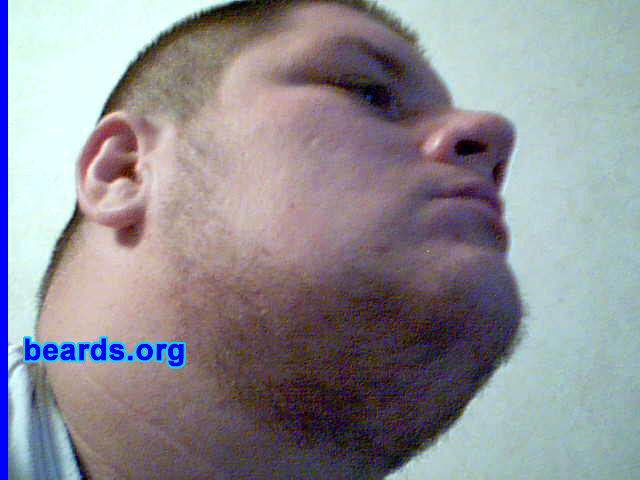 Ken
Bearded since: 2008.  I am an occasional or seasonal beard grower.

Comments:
I am new to the beard growing game. I am growing my beard to remind my parents of my late brother who passed in a motorcycle accident. Who knows?  This could be permanent.
Keywords: chin_curtain