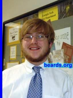 Matthew
Bearded since: 2004.  I am an occasional or seasonal beard grower.

Comments:
I grew my beard out of laziness and I also just like the way it feels.

I wish it were a fuller beard. I also wish it grew faster in the fron of my chin. Besides that, I like it very much.
Keywords: full_beard