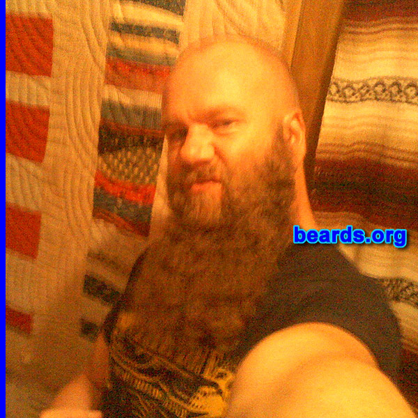 Shane S.
Bearded since: 2006. I am a dedicated, permanent beard grower.

Comments:
Why did I grow my beard? Because I could, LOL!!!!

How do I feel about my beard? It's an extension of my personality. I'd never leave home without it. Haha!!!!
Keywords: full_beard