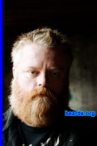 Wade W.
Bearded since: 1994. I am a dedicated, permanent beard grower.

Comments:
Why did I grow my beard? I just grew one once and loved having it. Beards are awesome!!!! I started out growing a goatee with a mustache and then moved to just a goatee. I have sported a soul patch only a couple of times. I have also done a shorter, full beard. However, minus just three or four times, I have had some kind of facial hair since 1994. I just started doing the long, full beard, in December 2011 but shaved in April of 2012, just after the pics of me were done. I am back to a long, full beard that I have been growing since October 22, 2012. It actually looks like the pics again.

How do I feel about my beard? I love it!! It's warm and I look like I could've been buddies with William Wallace...or a Viking.
Keywords: full_beard