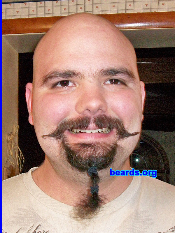 J.J.
Bearded since: September, 2007. I am an experimental beard grower.

Comments:
I grew my beard because I thought it would be cool to have a goatee!

How do I feel about my beard? I like my goatee! 
Keywords: goatee_mustache