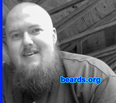 Matt H.
Bearded since: 2008.  I am a dedicated, permanent beard grower.

Comments:
My beard started with a "No Shave November", which ran into December. I chopped it off for Christmas and resumed growing it on New Years because I missed it. Ha.

How do I feel about my beard? It's, by far, my prized possession.
Keywords: full_beard