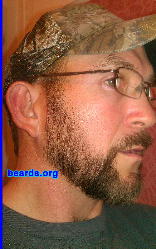 Michael  P.
Bearded since: 2012. I am a dedicated, permanent beard grower.

Comments:
I decided to grow a beard because I like the way it looks and I always wanted to grow one. A beard makes you look more distinctive and set apart from other men . It also makes you look more mature.

How do I feel about my beard? I love my beard. I like the way it feels and I like the way it makes me look.  And now my wife is starting to like it. I like the way she runs her fingers through it.
Keywords: full_beard