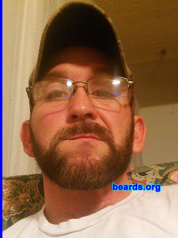 Michael  P.
Bearded since: 2012. I am a dedicated, permanent beard grower.

Comments:
I decided to grow a beard because I like the way it looks and I always wanted to grow one. A beard makes you look more distinctive and set apart from other men . It also makes you look more mature.

How do I feel about my beard? I love my beard. I like the way it feels and I like the way it makes me look.  And now my wife is starting to like it. I like the way she runs her fingers through it.
Keywords: full_beard