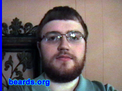 Nickolas
Bearded since: 2005.  I am a dedicated, permanent beard grower.

Comments:
I grew my beard because I don't like shaving and I believe it was a natural way.

How do I feel about my beard?  It makes me feel like a man and a caveman.
Keywords: full_beard