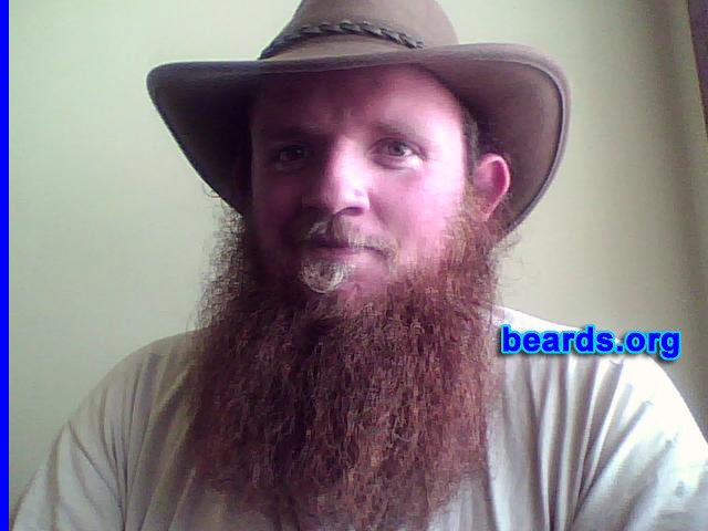 Obadyah O.
Bearded since: 2003. I am a dedicated, permanent beard grower.

Comments:
Why did I grow my beard? Mostly religious so to speak, Leviticus 19:27 and all that. I've always enjoyed growing facial hair, finding it to be more manly to do so. Following this scripture became a support for my already masculine approach.

How do I feel about my beard? I love it. Perhaps the only thing I would change is for my mustache to be a bit darker.
Keywords: full_beard