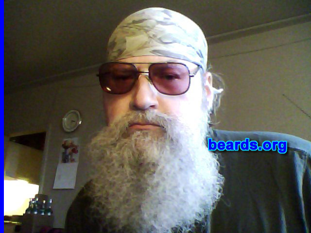 Ziggy
Bearded since: 1982. I am a dedicated, permanent beard grower.

Comments:
Why did I grow my beard? I hate shaving.

How do I feel about my beard? Love it!!
Keywords: full_beard