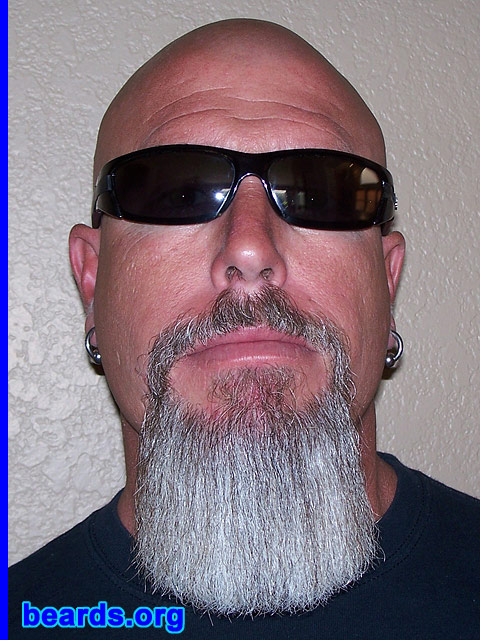 Bill
Bearded since: 2006.  I am an occasional or seasonal beard grower.

Comments:
I grew my beard because it fills my need to be different.

I like my beard.  Wish it weren't so gray.
Keywords: goatee_mustache