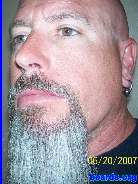 Bill
Bearded since: 2006.  I am an occasional or seasonal beard grower.

Comments:
I grew my beard because it fills my need to be different.

I like my beard.  Wish it weren't so gray.
Keywords: goatee_mustache