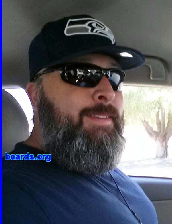 Bill M.
Bearded since: 1980. I am a dedicated, permanent beard grower.

Comments:
Why did I grow my beard? I grow it because I can.

How do I feel about my beard? It is part of me. I take care of it like the rest of me. I am also proud that my three sons can grow them well, too.
Keywords: full_beard