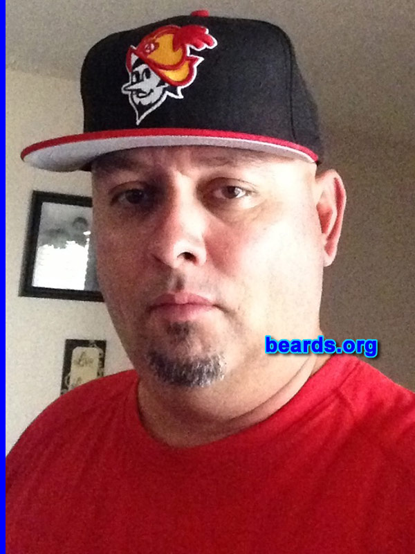 Chris C.
Bearded since: 2012. I am an occasional or seasonal beard grower.

Comments:
Why did I grow my beard? Because my head was losing it.

How do I feel about my beard? Once it gets by the ugly stage, it's fine.
Keywords: goatee_only