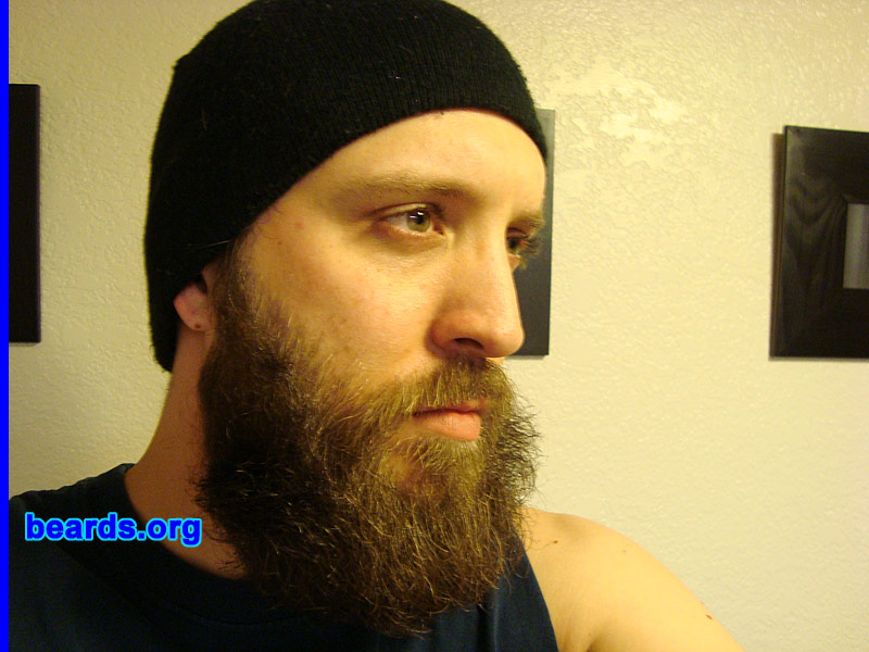 Justin P.
Bearded since: 2003.  I am an occasional or seasonal beard grower.

Comments:
I grew my beard because I love 'em and my wife thinks they are sexy. What more do you need?

How do I feel about my beard? I love it!
Keywords: full_beard