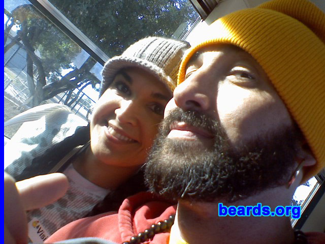 Justin Cardoza
Bearded since: October 1, 2009.  I am an occasional or seasonal beard grower.

Comments:
My wife always prods me to grow my beard during FOOTBALL season. I grew it out and my wife and my four kids just LOVE IT!!!

How do I feel about my beard? I like my beard.  I call it the CARDOZA BEARD. My pops and my uncle have had beards all their lives.  So I align perfectly with my family.
Keywords: full_beard