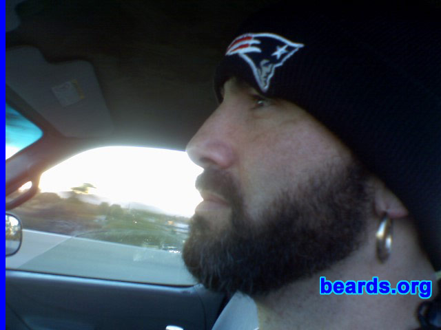 Justin Cardoza
Bearded since: October 1, 2009.  I am an occasional or seasonal beard grower.

Comments:
My wife always prods me to grow my beard during FOOTBALL season. I grew it out and my wife and my four kids just LOVE IT!!!

How do I feel about my beard? I like my beard.  I call it the CARDOZA BEARD. My pops and my uncle have had beards all their lives.  So I align perfectly with my family.
Keywords: full_beard