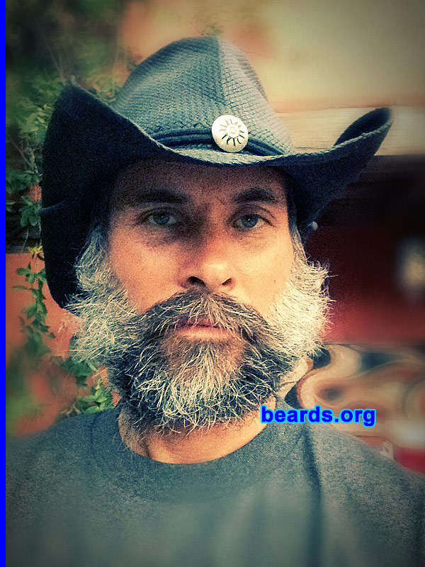 James
Bearded since: 2000. I am a dedicated, permanent beard grower.

Comments:
Why did I grow my beard? It's natural. Shaving is paving. I let my facial forest grow.

How do I feel about my beard? Feelings come and go, but the beard abides.
Keywords: full_beard