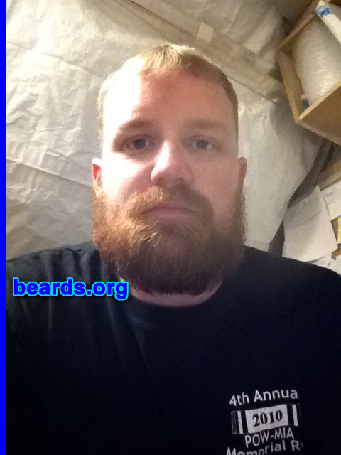Laird
Bearded since: 2013. I am an occasional or seasonal beard grower.

Comments:
Why did I grow my beard? Deployment to Afghanistan.

How do I feel about my beard? Righteous.
Keywords: full_beard