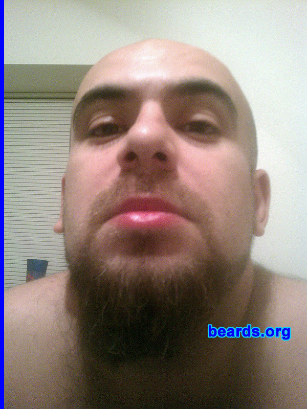 Michael
Bearded since: 2005. I am a dedicated, permanent beard grower.

Comments:
I grew my beard because I got a job that allowed it. I wasn't allowed at my private high school and not at my job that I had from ages fifteen to twenty-three.

How do I feel about my beard? I like it. I realized I need to expand it.

