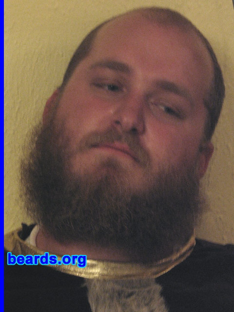 Andy
Bearded since: 2005.  I am a dedicated, permanent beard grower.

Comments:
I grew my beard because I always wanted one.  Then I decided that I couldn't wait any longer and my childhood dream came true.

I wish it were more full and covered more.
Keywords: full_beard