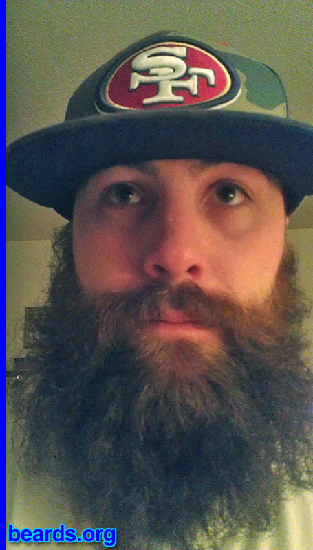 Andrew
Bearded since: 2006. I am a dedicated, permanent beard grower.

Comments:
Why did I grow my beard? Because I'm a man. And shaving is for women!!!!

How do I feel about my beard? Long hair don't care.
Keywords: full_beard
