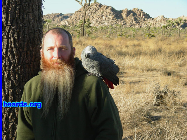 Brad
Bearded since: 2004.  I am a dedicated, permanent beard grower.

Comments:
I grew my beard because it seems natural for me and who I'm as a person.

How do I feel about my beard?  I like it a lot and can't imagine not having my beard.  I always had facial hair of some sort, but this is the longest I've just let the beard grow with only side trims from time to time. I'm gonna see were the sides go now by leaving them alone.
Keywords: full_beard