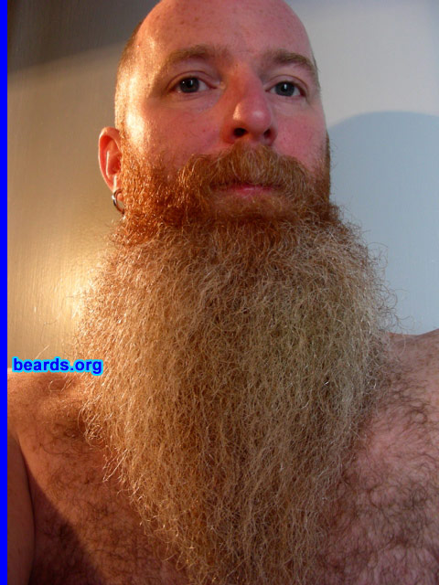 Brad
Bearded since: 2004.  I am a dedicated, permanent beard grower.

Comments:
I grew my beard because it seems natural for me and who I'm as a person.

How do I feel about my beard?  I like it a lot and can't imagine not having my beard.  I always had facial hair of some sort, but this is the longest I've just let the beard grow with only side trims from time to time. I'm gonna see were the sides go now by leaving them alone.
Keywords: full_beard