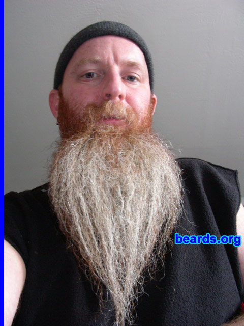 Brad
Bearded since: 2004.  I am a dedicated, permanent beard grower.

Comments:
I grew my beard because it seems natural for me and who I'm as a person.

How do I feel about my beard?  I like it a lot and can't imagine not having my beard.  I always had facial hair of some sort, but this is the longest I've just let the beard grow with only side trims from time to time. I'm gonna see were the sides go now by leaving them alone.
Keywords: full_beard