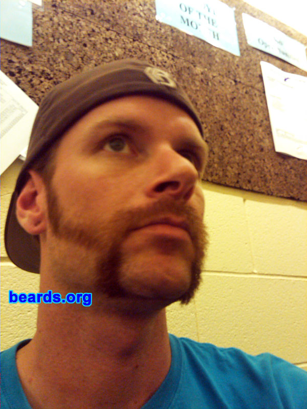 Brook D.
Bearded since: 2009.  I am an occasional or seasonal beard grower.

Comments:
I grew my beard to freak my girlfriend out, but she liked it.

How do I feel about my beard? Love it.

Keywords: horseshoe mutton_chops