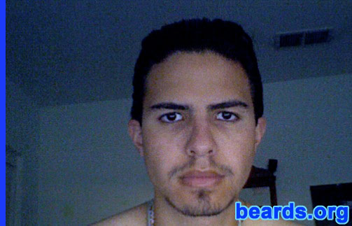 Brandon
Bearded since: 2010.  I am an experimental beard grower.

Comments:
I grew my beard because they are cool looking.

How do I feel about my beard?  It's okay.
Keywords: stubble goatee_mustache
