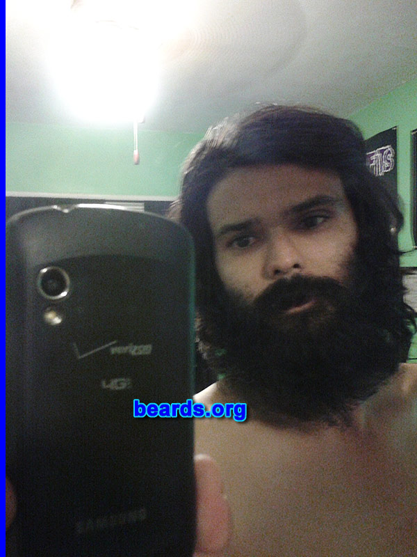 Brian P.
Bearded since: 2013. I am an occasional or seasonal beard grower.

Comments:
Why did I grow my beard? It's all natural and ladies love it.

How do I feel about my beard? I love it. Every real man should have one.
Keywords: full_beard