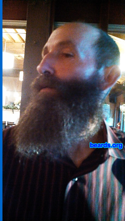 Bill H.
Bearded since: 2008. I am a dedicated, permanent beard grower.

Comments:
Why did I grow my beard? To see how long it will grow.

How do I feel about my beard? My wife digs it.  So that makes me happy. Plus I think it looks cool and I want to see how long it will grow.
Keywords: full_beard