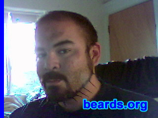 Cesar G.
Bearded since: 2007.  I am an occasional or seasonal beard grower.

Comments:
I grew my beard because of a stupid New Year's resolution that, by two months, was starting to drive me crazy.

How do I feel about my beard?  After two months, it was driving me nuts and it was still too short to start braiding.   So one night, I had some mustache wax and was really bored. The outcome was a spiked beard.  The [url=http://www.beards.org/images/displayimage.php?pos=-2342]first photo[/url] was the first outcome.  After a while, I turned it into a jaw strap with goatee, continuing the spiking.   The way I get it to hold is to form it with mustache wax by grabbing some hair and twisting it.  Then to, get a tight clean spike, I repeat the process with a dab of hair glue.  The finished product is a tight, hard spike that holds all day.  Since these photos were taken, I also spike the patch under my lip.  The kryptonite for this beard is sweat and getting wet.
Keywords: full_beard