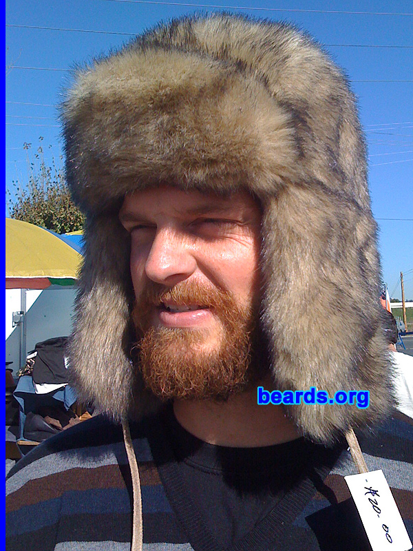 Cade
Bearded since: September 2008.  I am an experimental beard grower.

Comments:
I grew my beard because my wife bet that I would not make it to Christmas with this beard.

How do I feel about my beard?  I am VERY satisfied with my beard and am contemplating joining the team for a long term contract!  I love my beard!
Keywords: full_beard