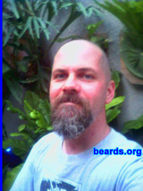 Dave
Bearded since: 1984.  I am a dedicated, permanent beard grower.

Comments:
I grew my beard because I love facial hair.  Since I usually shave or buzz my head, the beard gives me a chance to be more creative.

Pretty happy with it.
Keywords: goatee_mustache