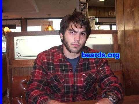 Derek
Bearded since: 2002.  I am an occasional or seasonal beard grower.

Comments:
I grew my beard to prove to the world that I have testosterone.

How do I feel about my beard?  My facial hair is more popular than I am. Personally, I'm a little jealous.
Keywords: mutton_chops soul_patch