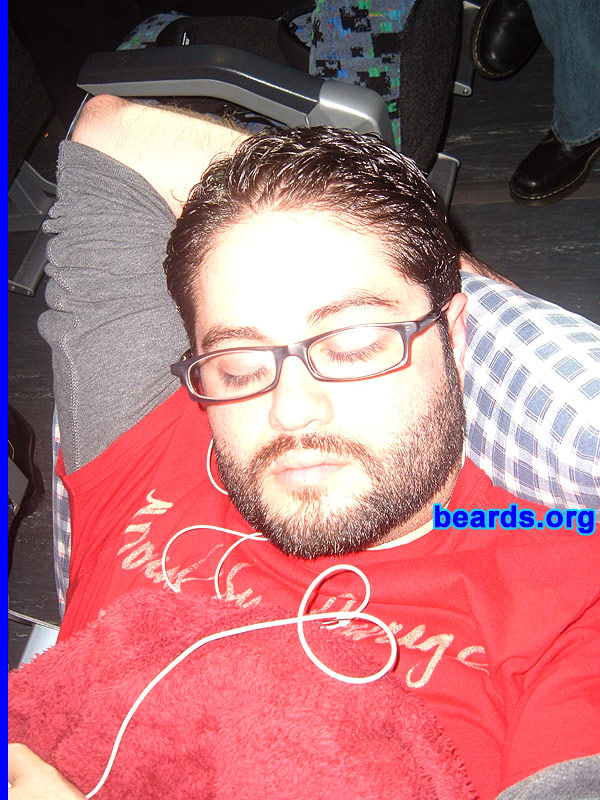 Danny
Bearded since: 2008.  I am an occasional or seasonal beard grower.

Comments:
I've always had a mustache and goatee. I grow out my beard when ever I get lazy and don't want to shave. Whatever type of facial hair I have, I always have to keep it nice and trimmed because for work.

How do I feel about my beard?  I've been told I look better with a mustache and goatee than with no facial hair. I love growing out my beard. I think it makes me look sexier. At times though, I don't like how much it itches.
Keywords: full_beard