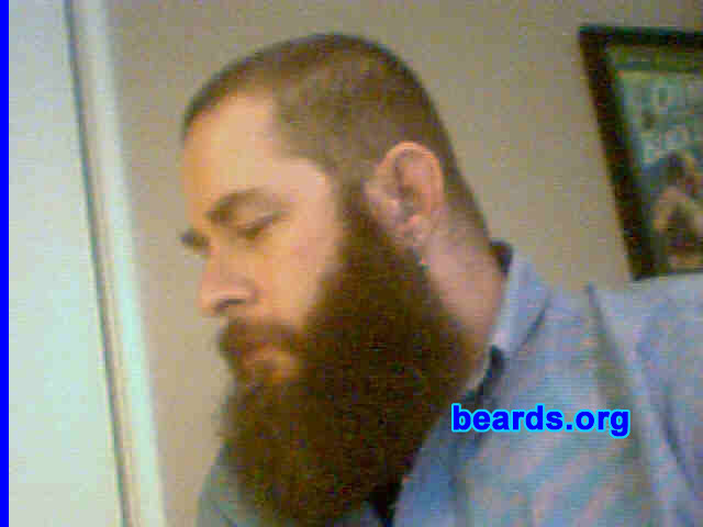 DJ Reed
Bearded since: 2005.  I am a dedicated, permanent beard grower.

Comments:
I grew my beard because I love beards and would not be comfortable with out the facial hair...  It's what makes a man a man!

How do I feel about my beard? I love it!   I'm going to grow it as long as I can.
Keywords: full_beard