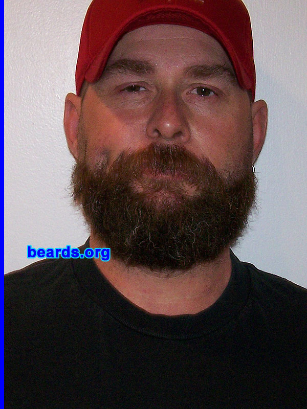 DJ Reed
Bearded since: 2001.

Comments:
I grew my beard because it makes me feel more like a man.

How do I feel about my beard? I love it.  Wish my 'stache were bigger, but happy nonetheless.
Keywords: full_beard