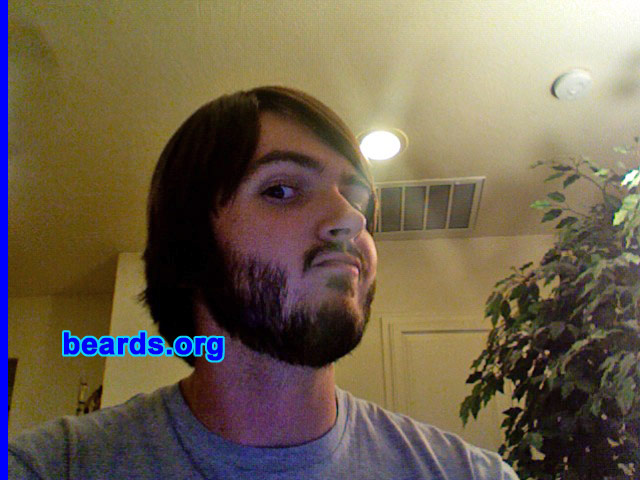 Derek
Bearded since: summer 2008.  I am an experimental beard grower.

Comments:
I grew my beard because I have wanted one since high school. Last May, I finally decided to grow one. I have received positive feedback ever since.

How do I feel about my beard?  So close, we grow together.
Keywords: full_beard