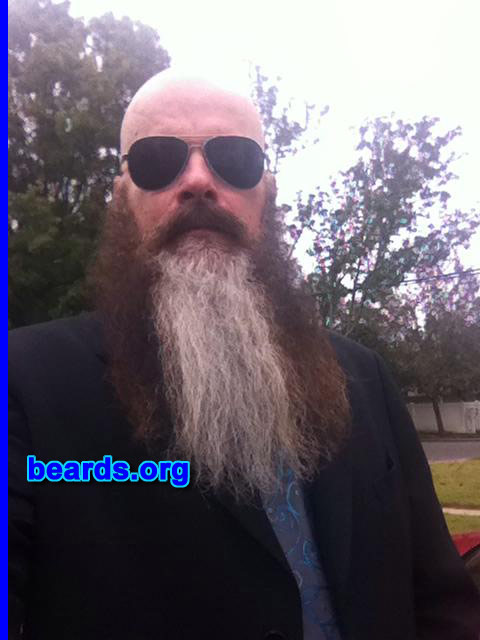 Frank
Bearded since: 2012. I am a dedicated, permanent beard grower.

Comments:
Why did I grow my beard? My job wouldn't let me have facial hair. So I quit and started my own business. Haven't shaved since!

How do I feel about my beard?  Couldn't imagine life without it!
Keywords: full_beard