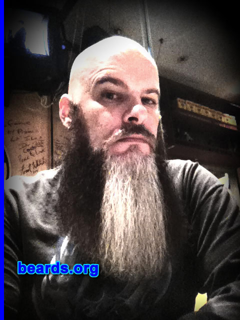 Frank
Bearded since: 2012. I am a dedicated, permanent beard grower.

Comments:
Why did I grow my beard? My job wouldn't let me have facial hair. So I quit and started my own business. Haven't shaved since!

How do I feel about my beard?  Couldn't imagine life without it!
Keywords: full_beard