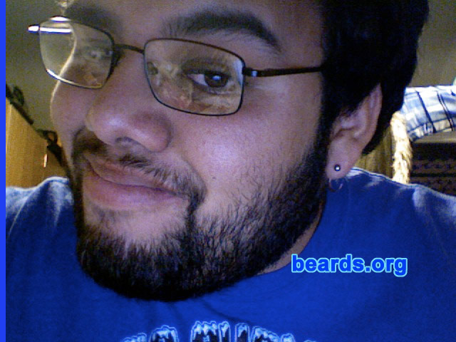 Ivan X.
Bearded since: 2005.  I am a dedicated, permanent beard grower.

Comments:
I grew my beard because shaving damages your skin. Beards are real chick magnets.

How do I feel about my beard?  It's my little buddy.
Keywords: full_beard