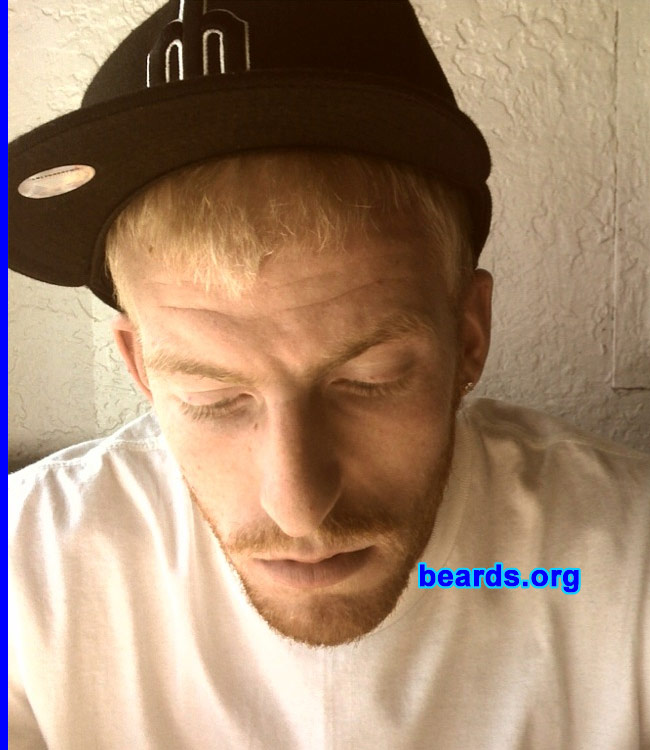 Justin V.
Bearded since: 2008.  I am a dedicated, permanent beard grower.

Comments:
I grew my beard just because.
Keywords: full_beard