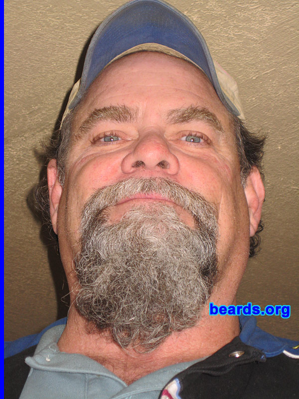 Joel M.
Bearded since: 2009.  I am a dedicated, permanent beard grower.

Comments:
I am growing my beard as a political protest.

How do I feel about my beard? Proud, honorable, and loyal.  Oh yeah, my girlfriend likes it too!
Keywords: goatee_mustache