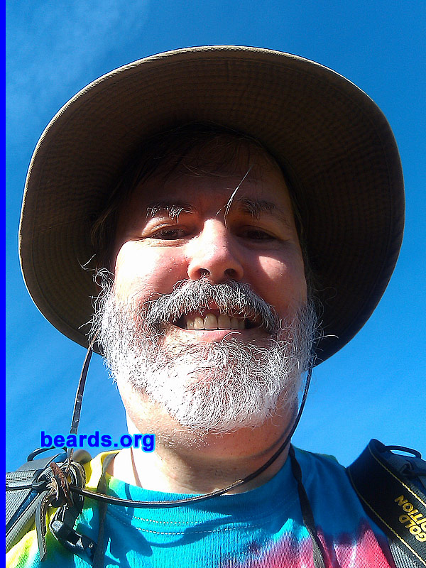 Joel
Bearded since: 1995. I am a dedicated, permanent beard grower.

Comments:
Because of my disability, I didn't have any reason to maintain what I call a "bare-butt face".  So I went ahead and grew my beard.

How do I feel about my beard? My cats love to rub against it. My wife says she prefers me with it. I find it a joy to trim and comb in the morning.
Keywords: full_beard