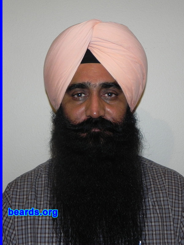 Jagraj G.
Bearded since: February 2009. I am a dedicated, permanent beard grower.

Comments:
I grew my beard as a Sikh.

How do I feel about my beard? Proud to be a Sikh.
Keywords: full_beard