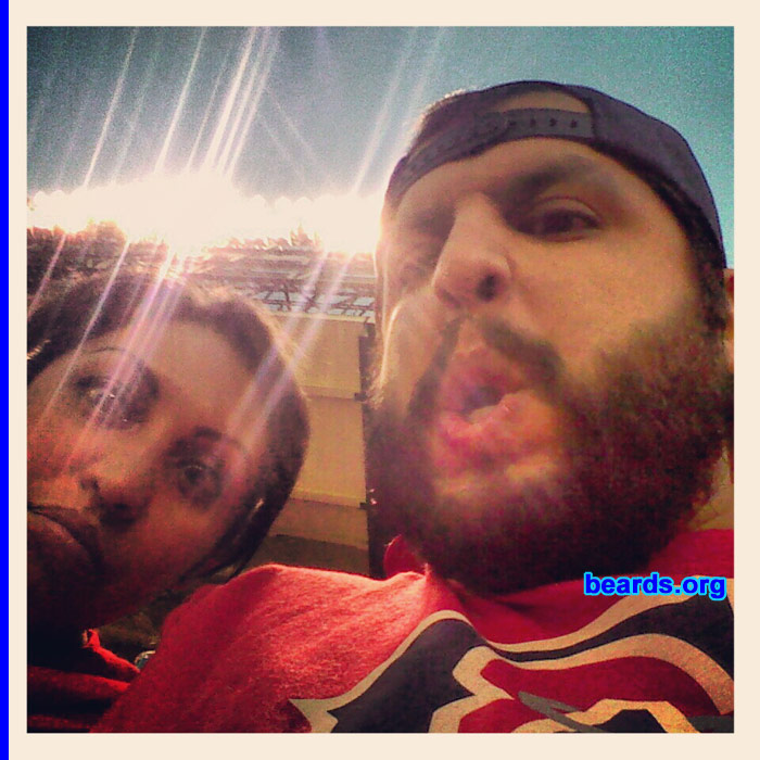 James
Bearded since: 2003.  I am a dedicated, permanent beard grower.

Comments:
My beard is awesome.
Keywords: full_beard